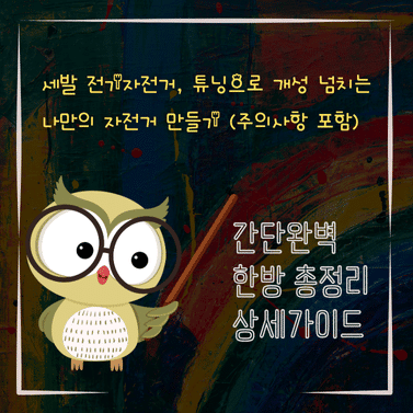 V2MID1842 세발 전기자전거 튜닝으로 개성 넘치는 나만의 자전거 만들기 주의사항 포함